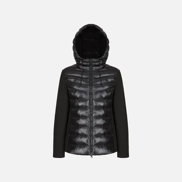 Čierna dámska parka Geox Spherica