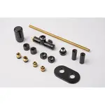 P.M.H. Nova termostatický ventil pre ústredné vykurovanie 6x7 cm čierná NOV-R-B