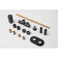 Termostatický ventil pre ústredné vykurovanie P.M.H. Nova 6x7 cm čierná NOV-R-B