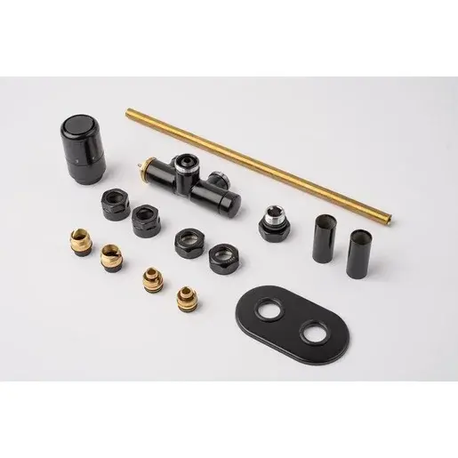 P.M.H. Nova termostatický ventil pre ústredné vykurovanie 6x7 cm čierná NOV-R-B