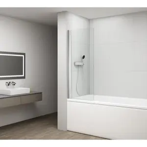 Polysan Rota vaňová zástena 150x75 cm chróm FA750