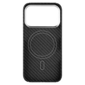 Aramidový zadní kryt FIXED MagVelar s podporou MagSafe pro Apple iPhone 17 Pro, černá