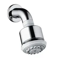 Hansgrohe Clubmaster hlavová sprcha na stěnu vrátane sprchového ramená chróm 27475000