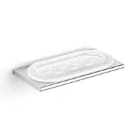 Mydelnička SAT Evolution R chróm/mliečne sklo SATDEVOR39