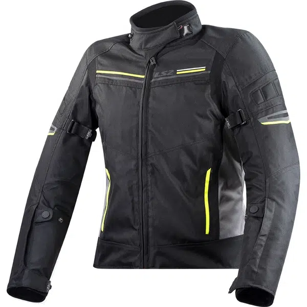 Dámská moto bunda LS2 Shadow Lady Black Titan černo-šedá XL