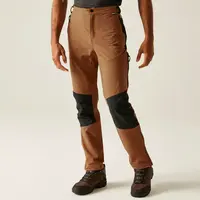 Pánské softshellové kalhoty regatta questra v hnědá m