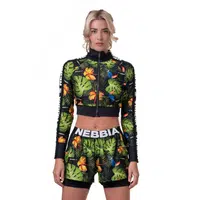 Dámská bunda Nebbia High-Energy Cropped Jacket 564 Jungle Green XS