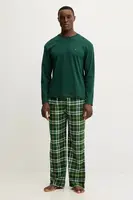 Pyžamo Tommy Hilfiger pánské, zelená barva, UM0UM03657