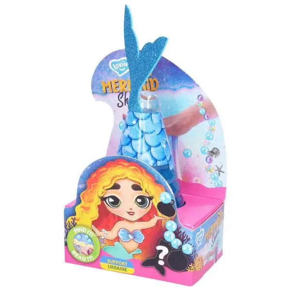 Sliz tvarovacia morská víla modrá glitter 250 ml