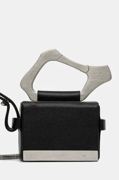 Kožené puzdro na slúchadlá Heliot Emil čierna farba, PREAW25_15_46_L03_BLK01_CO