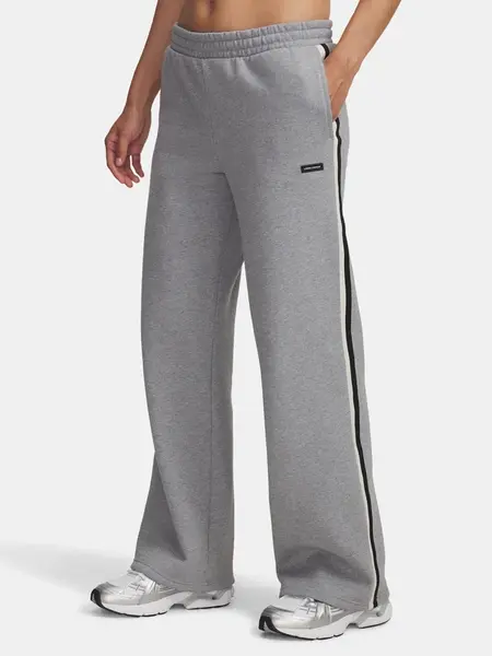 Under Armour Icon HWT Flc Puddle Pant-GRY Women's Sports Trousers - Ladies