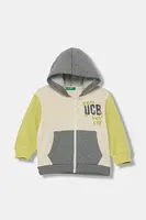Dětská mikina United Colors of Benetton více barev, s kapucí, s potiskem, 3EB5G5043