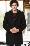 PLT9334 DEWBERRY MEN'S COAT-BLACK