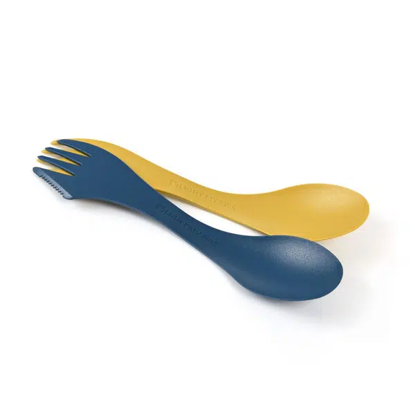 Light my fire Spork lefty BIO 2-pack mustyyellow/hazyblue Cestovní příbor