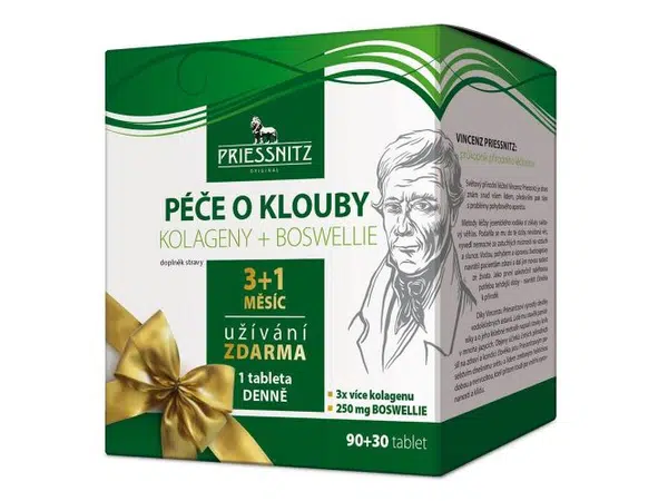 Simply You Priessnitz Starostlivosť o kĺby Kolagény + Boswellia 90 + 30 tbl. ZDARMA