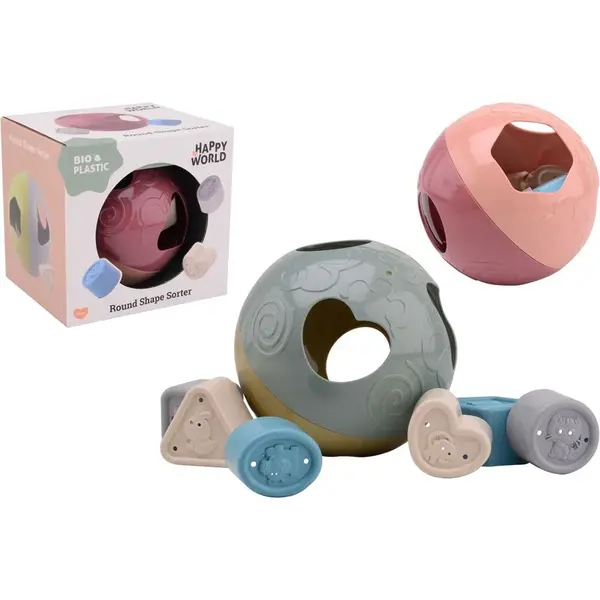 Johntoy Vkladačka gule Happy World bio plastic
