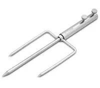 Delphin nerezový zapichovací držiak dáždnika trib 3x hrot