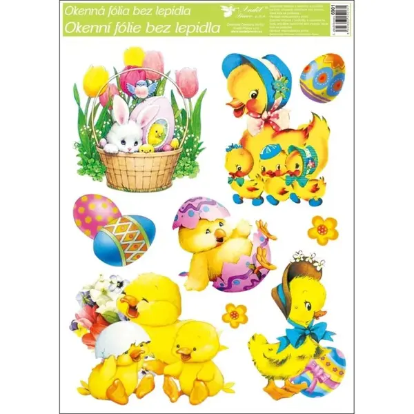 Okenné fólie veľkonočné 30 x 42 cm obrázok 1