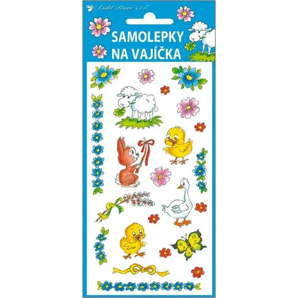 Anděl Samolepky na vajíčka gélové tradičné motívy 19 x 9 cm obrázok 1