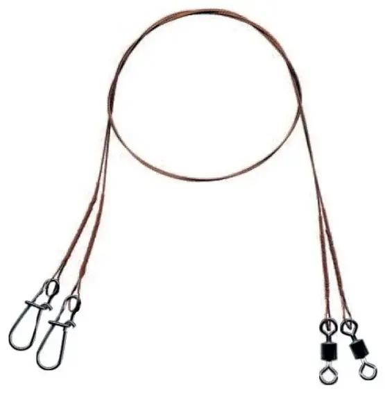 Mistrall oceľové lanko pre lov dravcov 7x7 - 20 cm 15 kg