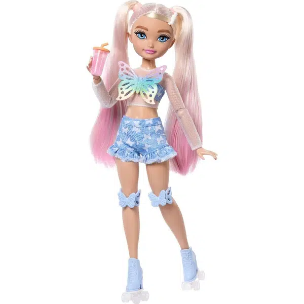 Barbie Dream Besties bábika na kolieskových korčuliach - Malibu