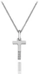 Hot Diamonds Náhrdelník Hot Diamonds Micro T Clasic DP420 (retiazka, prívesok)