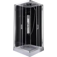 SPRCHOVÝ KOUT černá, barvy chromu