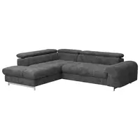 Livetastic ROHOVÁ SEDAČKA, textil, tmavě šedá