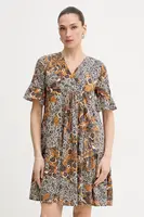 Bavlněné šaty Weekend Max Mara FUOCO