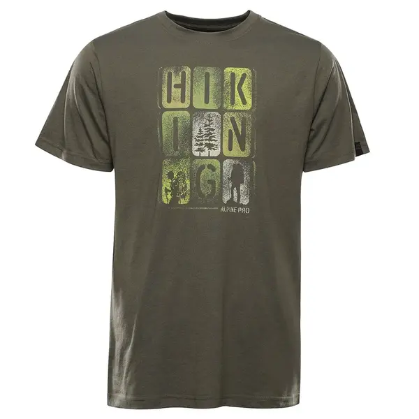 Pánské rychleschnoucí triko s cool dry alpine pro bolen 2  hnědá 3xl