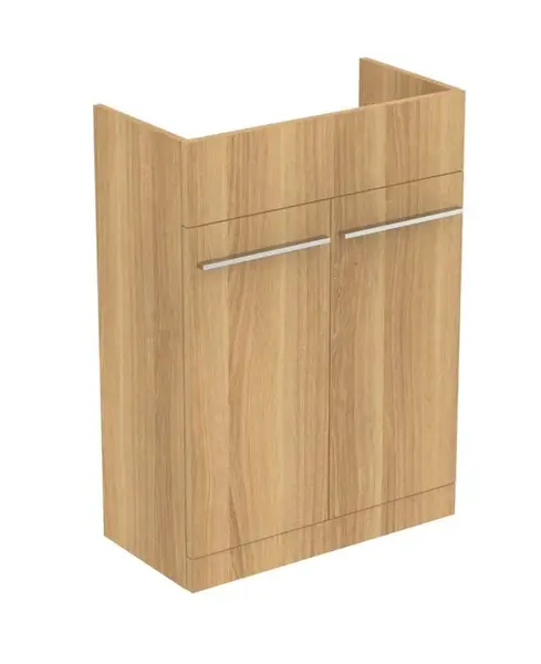 Ideal Standard i.Life A - Umyvadlová skříňka, 60x30x84 cm, 2 dvířka, přírodní dub T5262NX