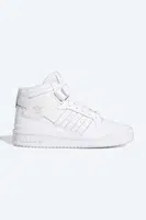 Kožené tenisky adidas Originals Forum Mid J bílá barva, FZ2086-white