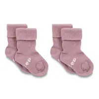 KipKep dětské ponožky Stay-on-Socks 6-12m 2páry Mauve