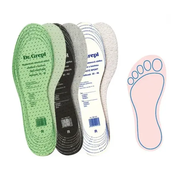 DR.GREPL Vložky hygiena nohou po celý rok 3 páry