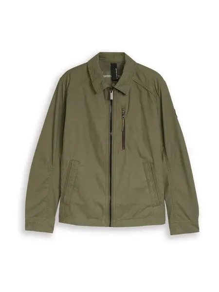 TOM TAILOR Prechodná bunda  olivová