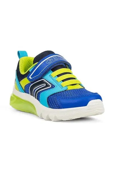 Dětské sneakers boty Geox CIBERDRON zelená barva