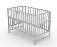 NELLYS Postýlka pro miminko Nature 120x60cm - šedá