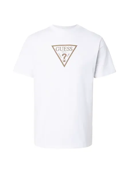 GUESS Tričko  brokátová / biela