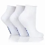 IOMI 3 páry ANKLE Diabetik ponožky so zvýšeným zdravotným lemom Biele - Veľkosť ponožky 37-42