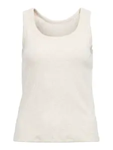 OBJECT Top 'OBJMOLI'  nebielená / béžová melírovaná