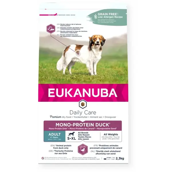 Eukanuba Daily Care Mono-Protein granule - kachna 12 kg