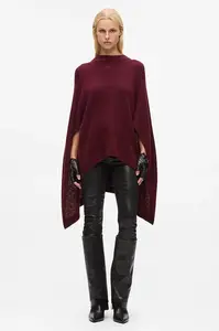 Vlněné pončo Karl Lagerfeld