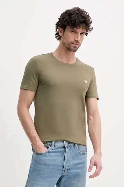 Tričko Guess zelená barva, M2YI24 J1314