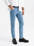 Ombre Classic men's SLIM FIT jeans with elastane - light blue