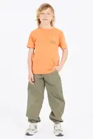 Dětské bavlněné kalhoty Guess zelená barva, hladké, L5RB09 WF7B1