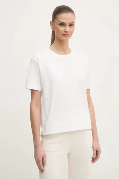 Bavlněné tričko Joop! bílá barva, 30044602 10017038