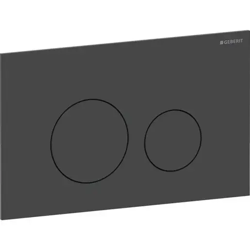 Geberit Sigma40 ovládacie tlačidlo oceľ čierna mat 115.628.14.1