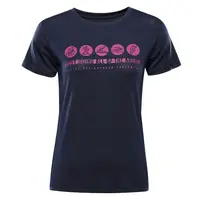 Dámské funkční triko s antibakteriální úpravou alpine pro lyora modrá xl