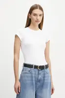 Bavlněné tričko Herskind Ludo bílá barva, 5435178