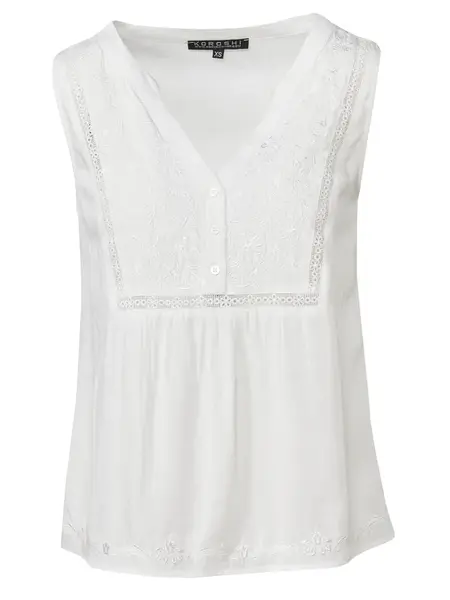 KOROSHI Blúzka  biela